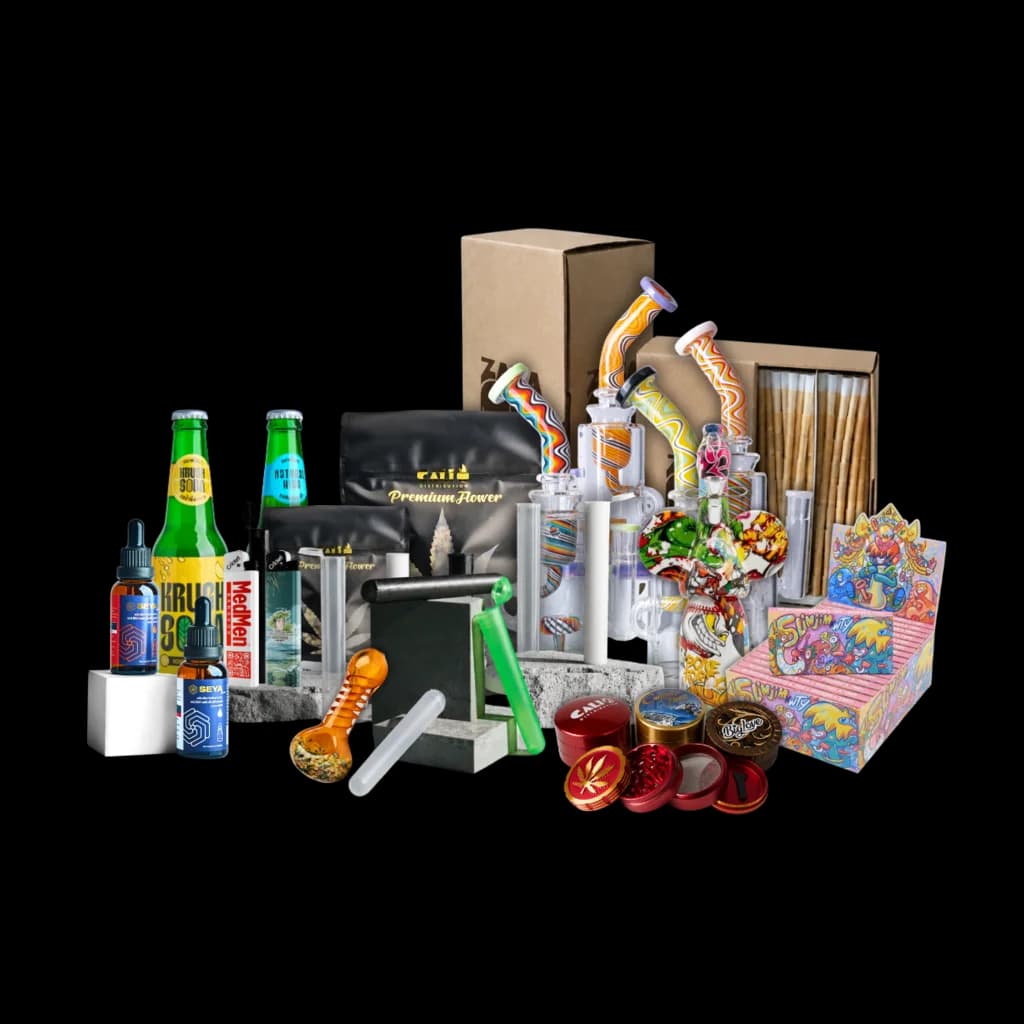 Califire wholesale products — featured brands and branded packaging